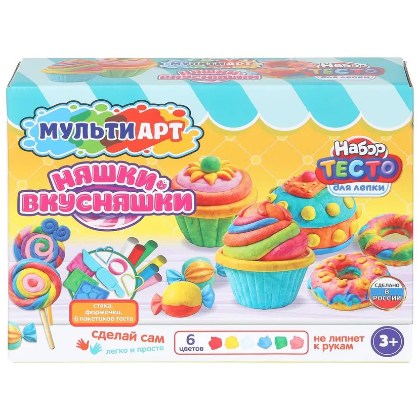 Набор для лепки Няшки-вкусняшки 24 см MultiArt PDSET-MA120042