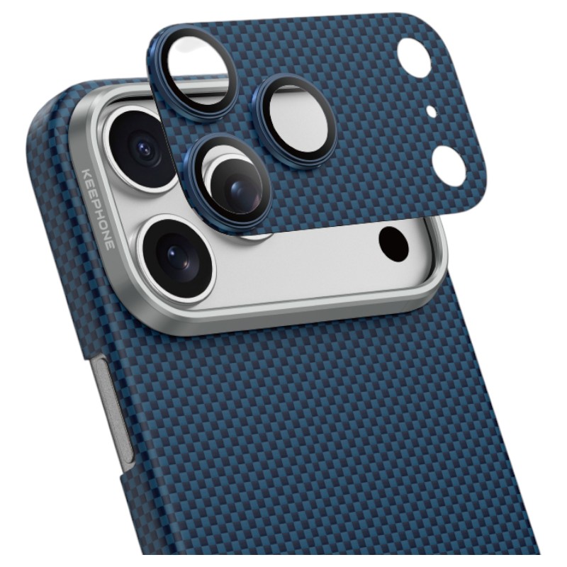 Противоударное стекло для камеры KEEPHONE KEVILAR LENS FOR CAMERA для iPhone 17 PRO, BLUE