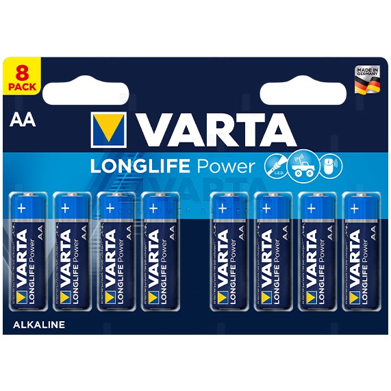 Элемент питания VARTA LR06 BL-8 LONGLIFE POWER (HIGH ENERGY) (4906) (8/160)