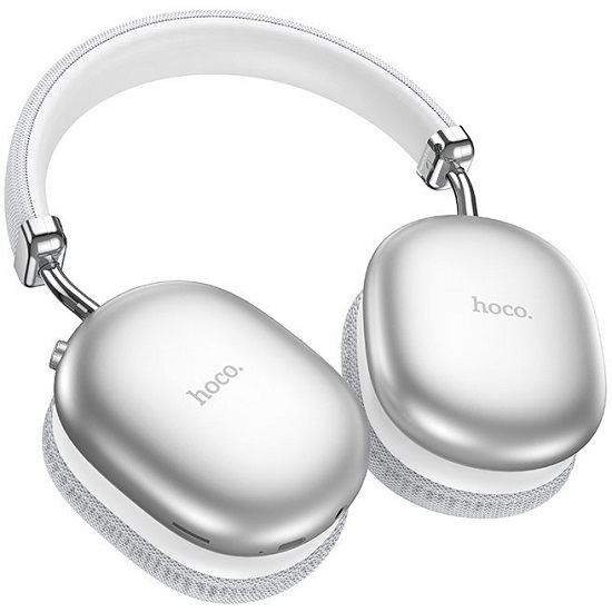 Наушники HOCO W35 Max Joy, серебро 2