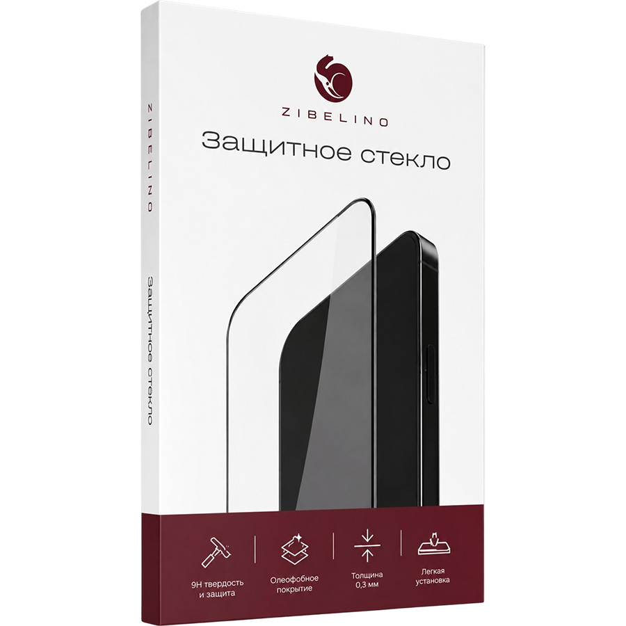 Противоударное стекло 3D ZIBELINO для Realme 15 Pro 5G (6.8'') черный 3
