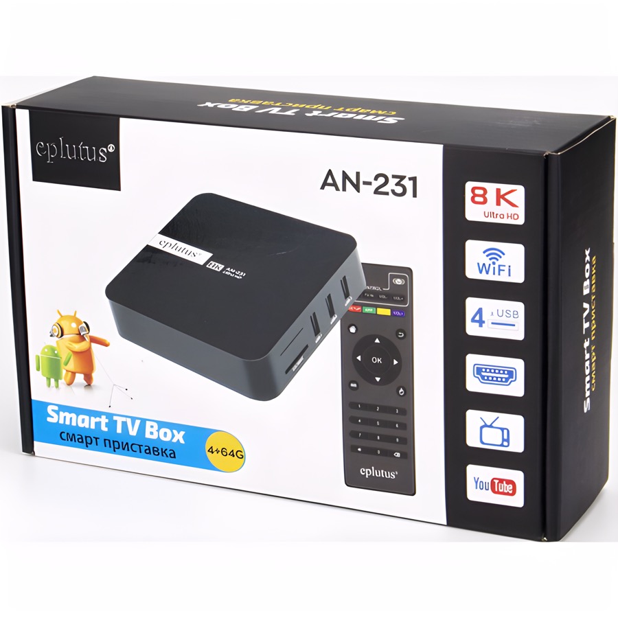 Приставка Smart TV EPLUTUS AN-231 2