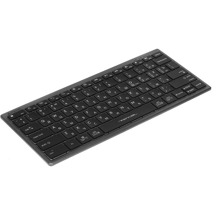 Клавиатура A4TECH Fstyler FX61, серый/белый