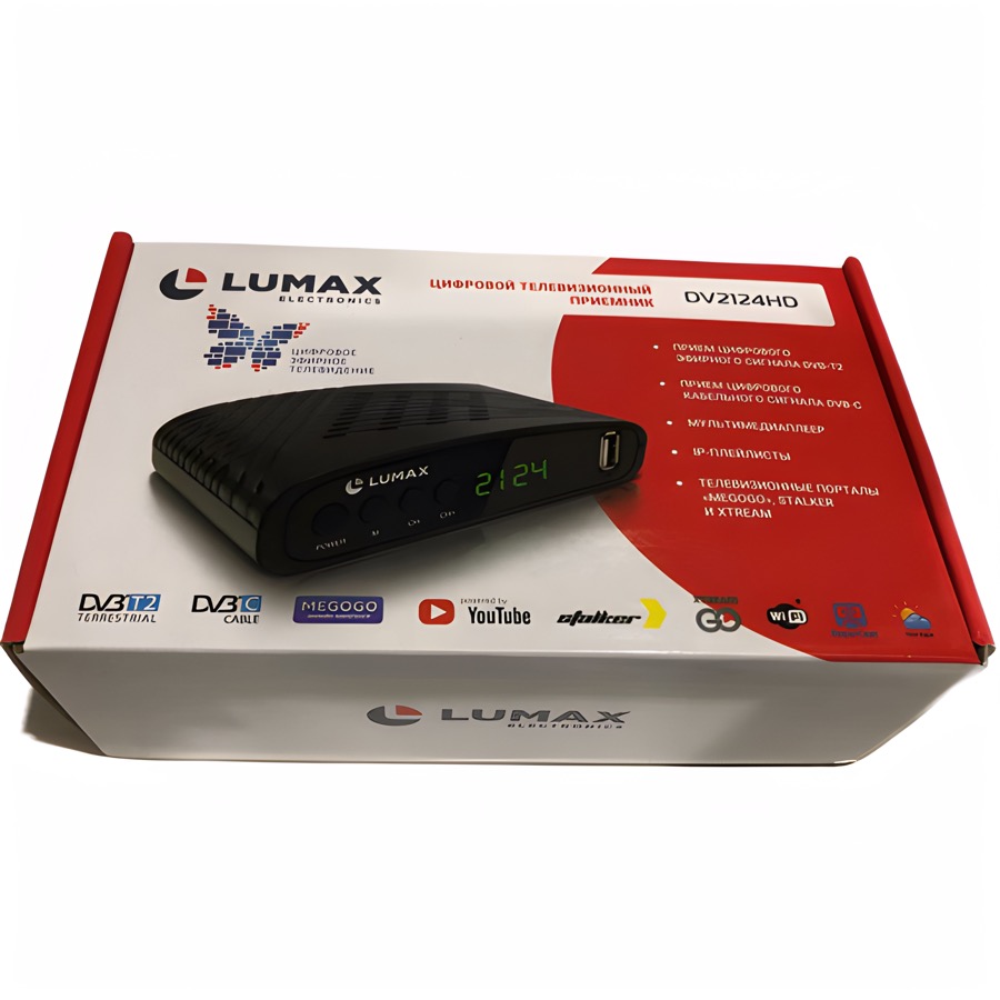 Ресивер DVB-T2 LUMAX DV2124HD 3