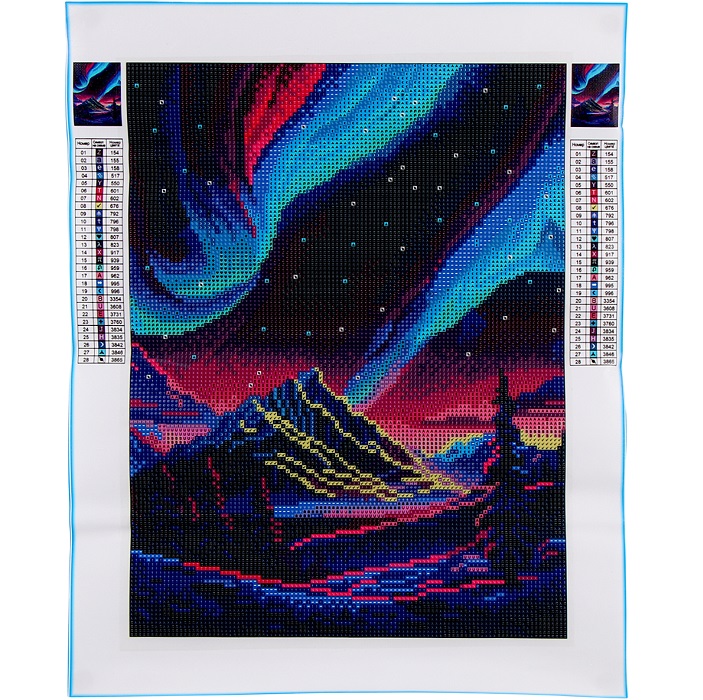 Алмазная мозаика «Северное сияние», 30 х 40 см 9605299 2