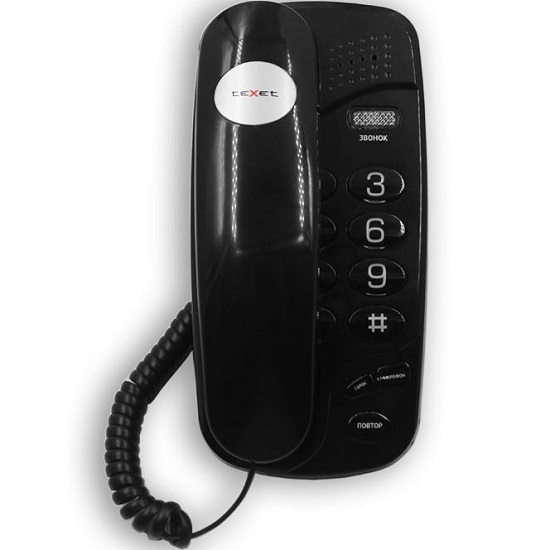 Телефон TEXET TX-238 черный 2