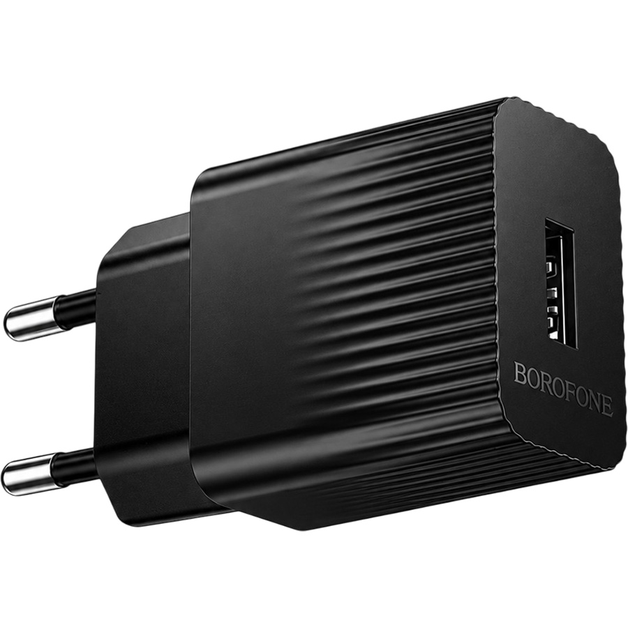 Сетевое ЗУ 1USB BOROFONE BAS72A Black, 18W 8