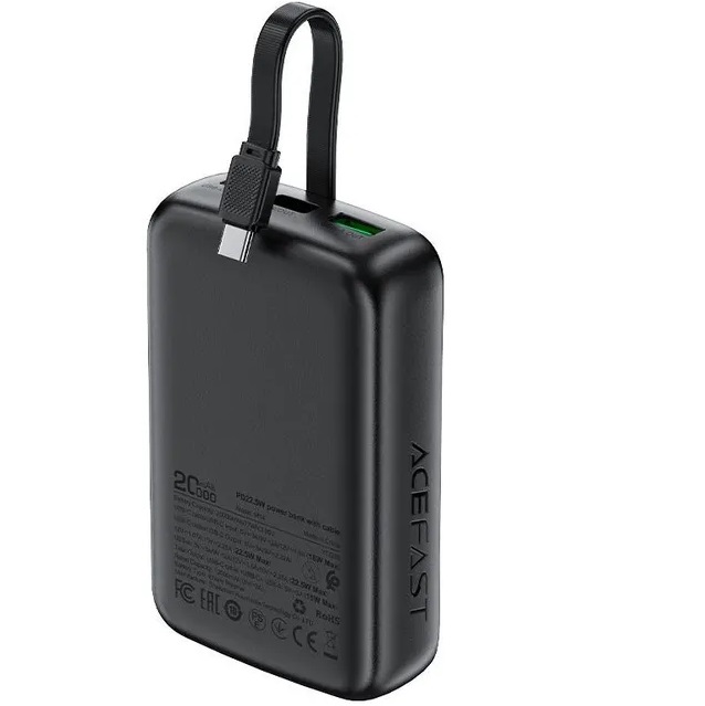 Внешний АКБ ACEFAST M14 (20000mAh) черный, PD20W 2