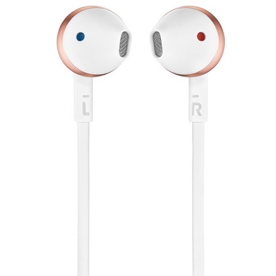 Наушники JBL T205 розовое золото 2