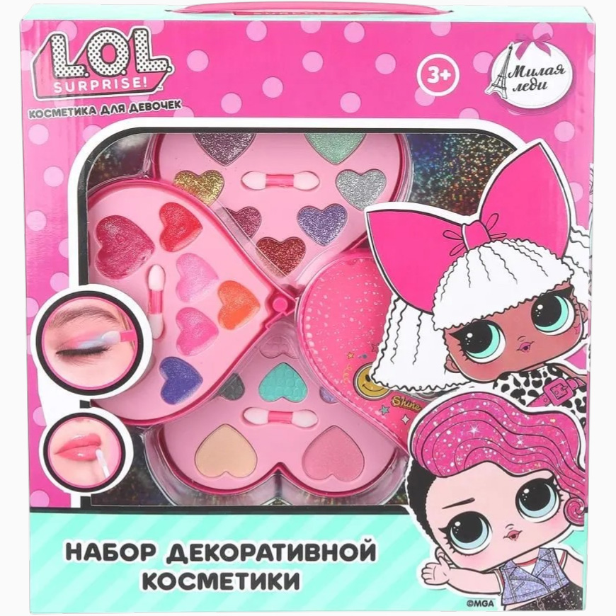 Набор косметики Лол тени д/век, блеск д/губ МИЛАЯ ЛЕДИ 122885-LOL-ML-WOT