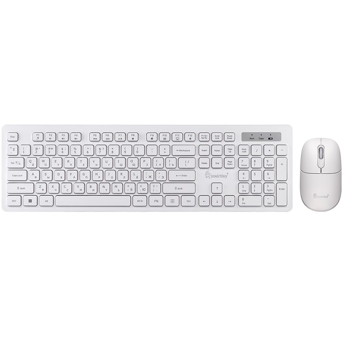 Клавиатура+мышь  Smartbuy 105AG белый (SBC105AGW)