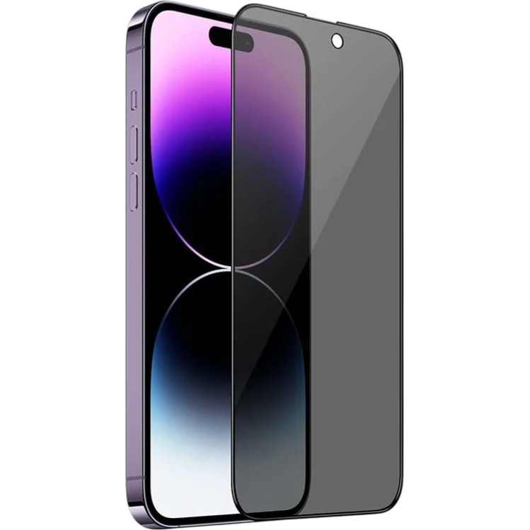 Стекло защитное HOCO для APPLE iPhone 14 Pro Max, A12 Pro, Nano 3D full screen , 0,33мм, 3D, цвет: чёрный