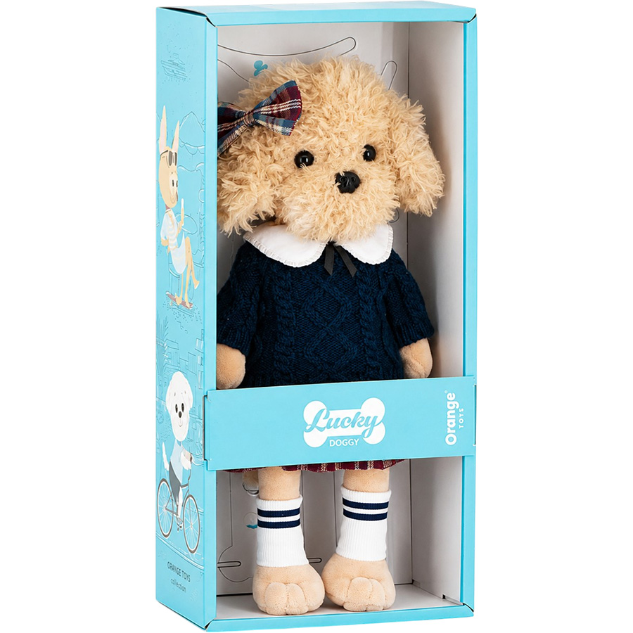 Мягкая игрушка Orange Toys Lucky Fendi: Стильная школьница  37 с каркасом, коробка 44 см (LD6/146)