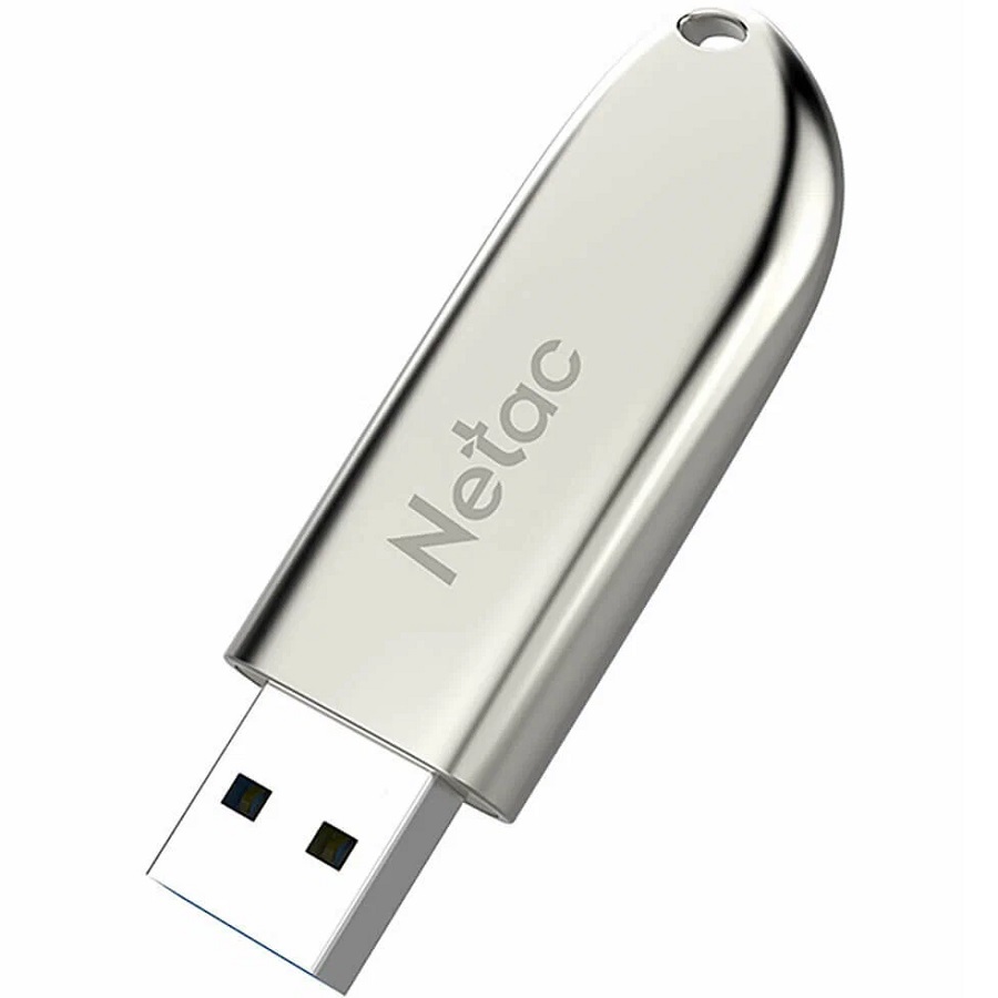 USB 128Gb Netac U352 серебро 2