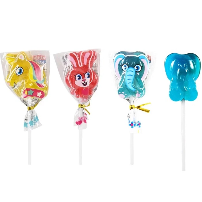 Карамель на палочке Зверята 15гр (Канди Клаб)