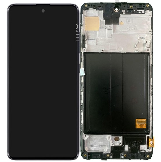 Дисплей для Samsung A515F Galaxy A51 (2019) + тачскрин (черный) OLED