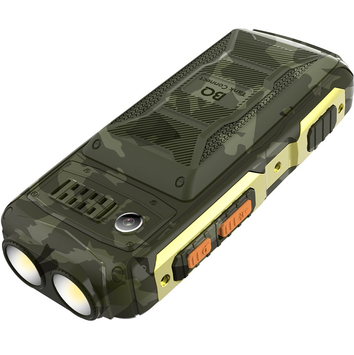 Телефон BQ 2430L Tank Connect Camouflage+Gold 3
