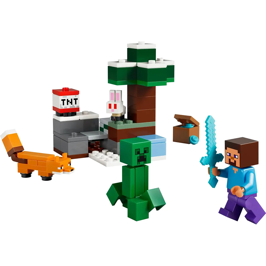 Конструктор LEGO Minecraft 21583 Приключения Стива в тайге 3