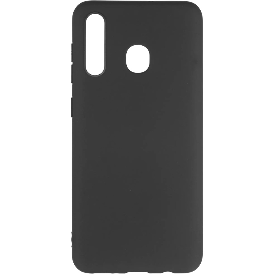 Задняя накладка ZIBELINO Soft Matte для Samsung Galaxy A20/A30 (синий) с микрофиброй