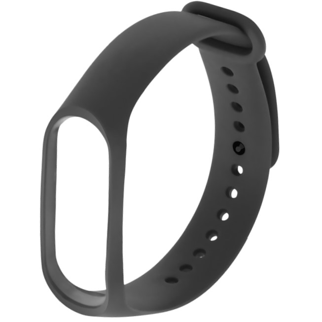 Силиконовый ремешок NONAME для Xiaomi Mi Band 5 Grey
