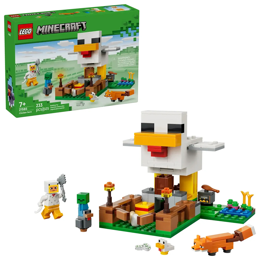 Конструктор LEGO Minecraft 21585 Куриная ферма 3