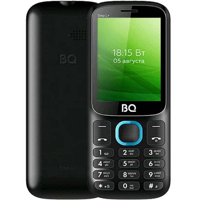 Телефон BQ 2440 Step L+ Black+Blue