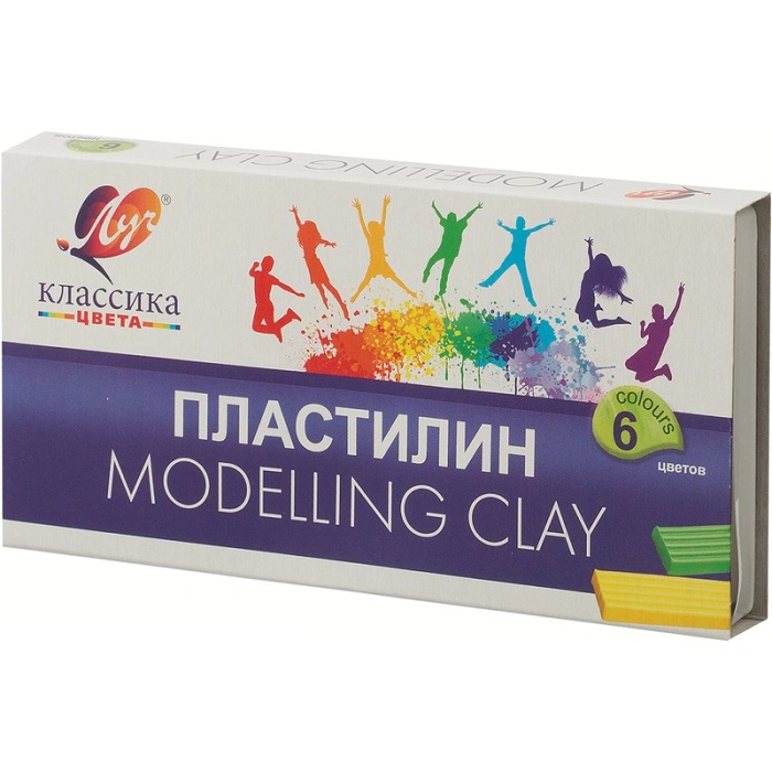 Пластилин «Луч. Классика цвета», 6 цветов, 120 г 1026966