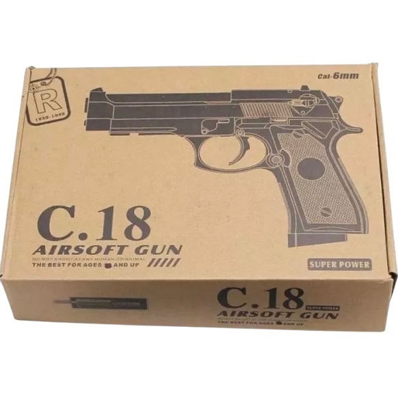 Пистолет металлический C18 2