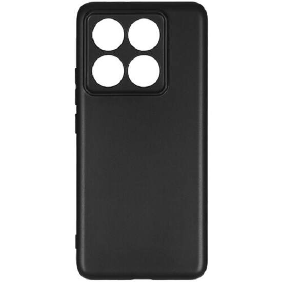Силиконовый чехол DF для Xiaomi 14T Pro black, DF xiCase-119