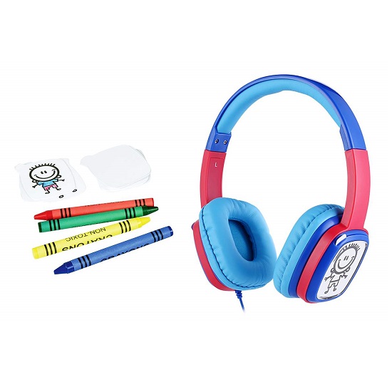 Наушники Harper KIDS HN-302 Blue-Red 2