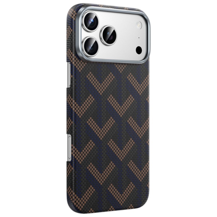Задняя накладка KEEPHONE KEVILAR PRAGUE MAGSAFE CASE для iPhone 17 PRO MAX, METEOR
