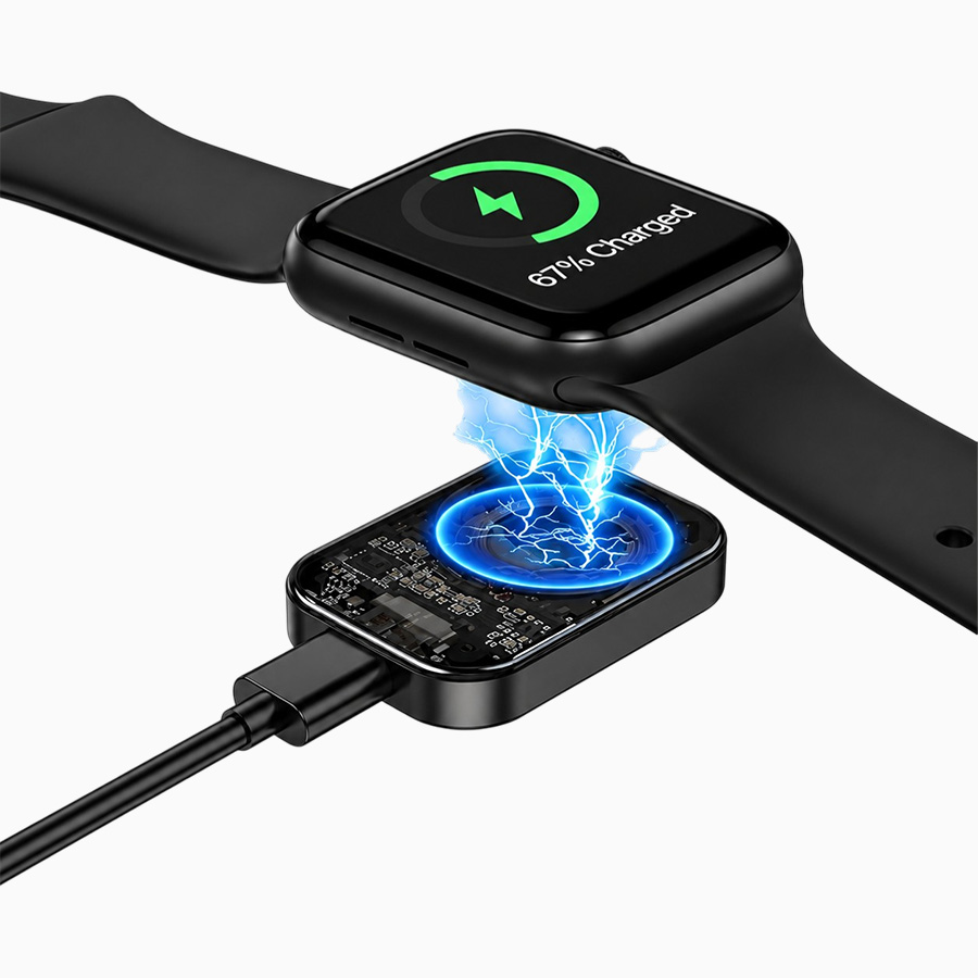 Устройство зарядное беспроводное Borofone, BQ25, Apple Watch, серый 3