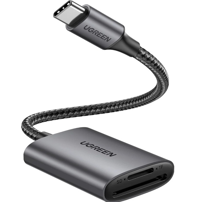 Кардридер UGREEN CM401 (80888) серый