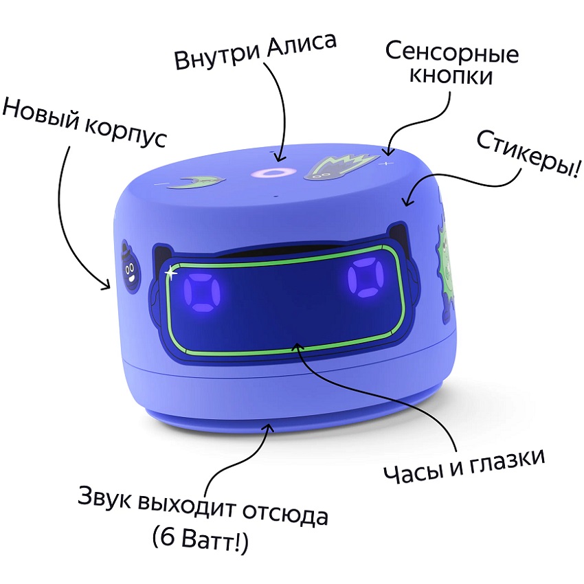 Умная колонка Яндекс. Станция Лайт 2 на YaGPT, фиолетовый (YNDX-00026) 4