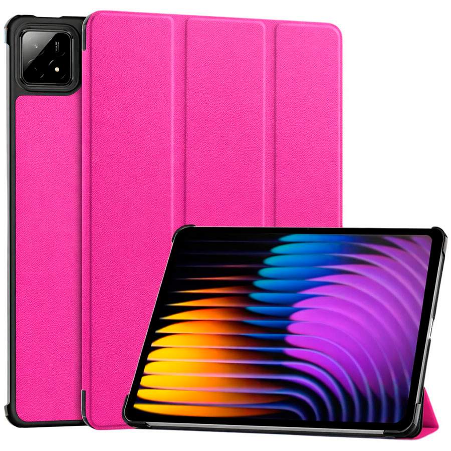 Чехол футляр-книга VANDA для Xiaomi Pad 7/7 Pro/Pad 8/Pad 8 Pro 11.2" (фиолетовый) 
