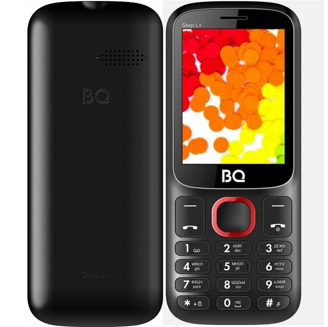 Телефон BQ 2440 Step L+ Black+Red
