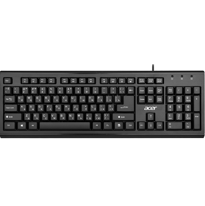 Клавиатура Acer OKW120 черный (ZL.KBDEE.006)