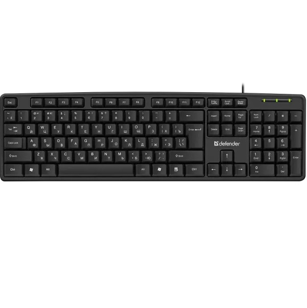 Клавиатура DEFENDER Element HB-520 PS/2 Black