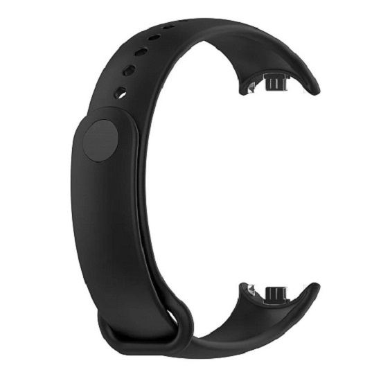 Силиконовый ремешок WB13 на кнопке Xiaomi Mi Band 9 (black)
