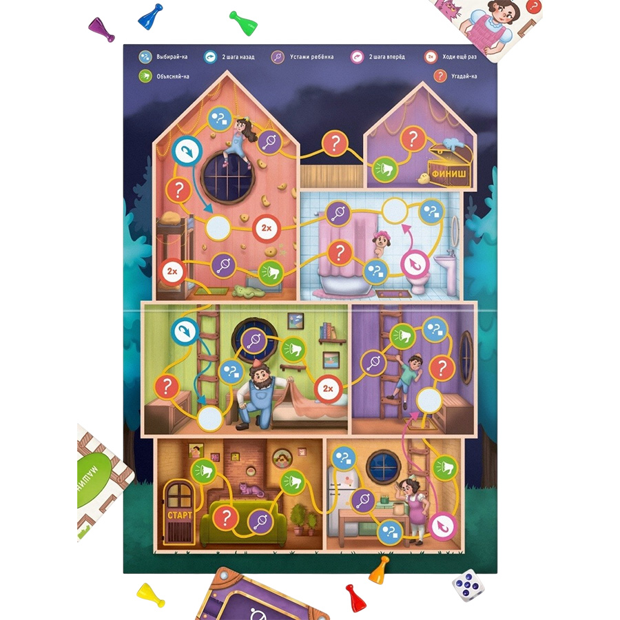Настольная игра «Большая коммуникативная игра», 120 карт, 7+ 10535168 4