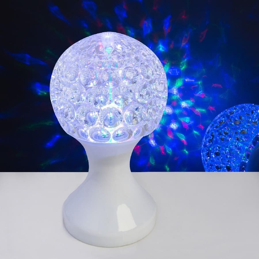Световой прибор «Кубок» 10 см, свечение RGB, 220 В, белый 3622822