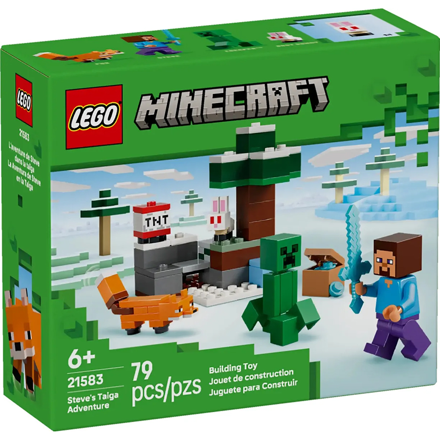 Конструктор LEGO Minecraft 21583 Приключения Стива в тайге 5