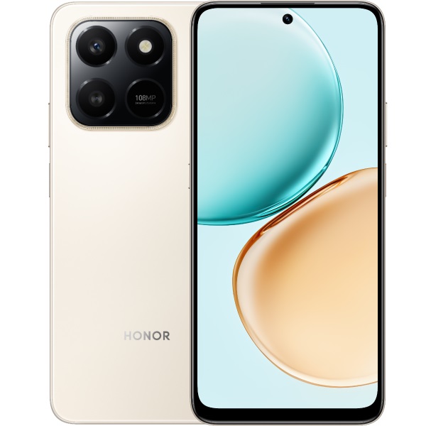 Смартфон Honor X7d 6/128Gb золотистый