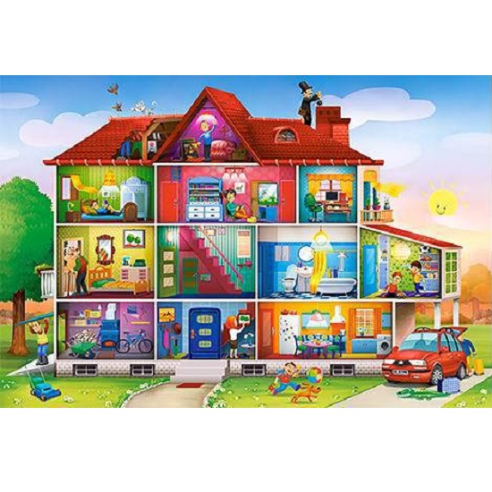 Пазлы MAXI 40 "Наш дом" Castorland ,Польша 2