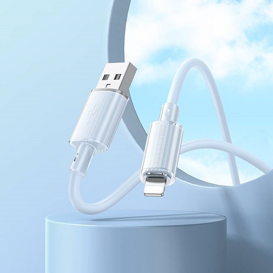 Кабель USB <--> Lightning  1.0м BOROFONE BX112 White 3