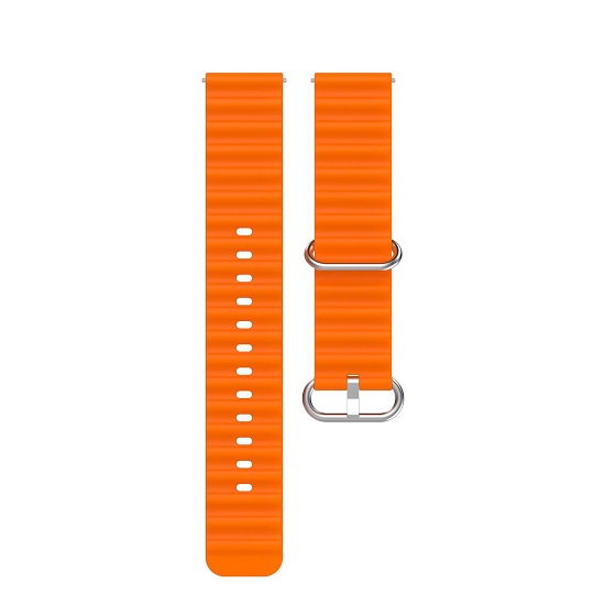 Силиконовый ремешок WB35 Ocean Band Универсальный 22мм (orange)