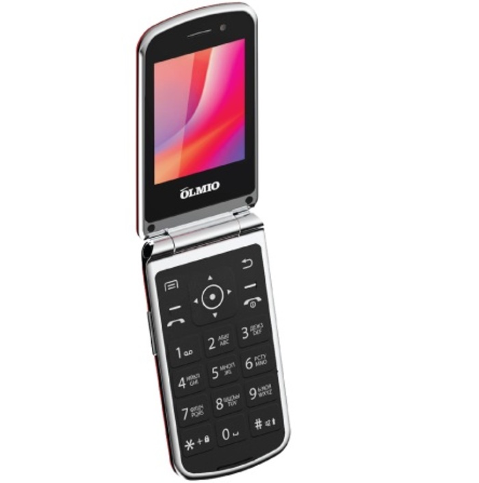 Телефон OlMIO F28 красный 2