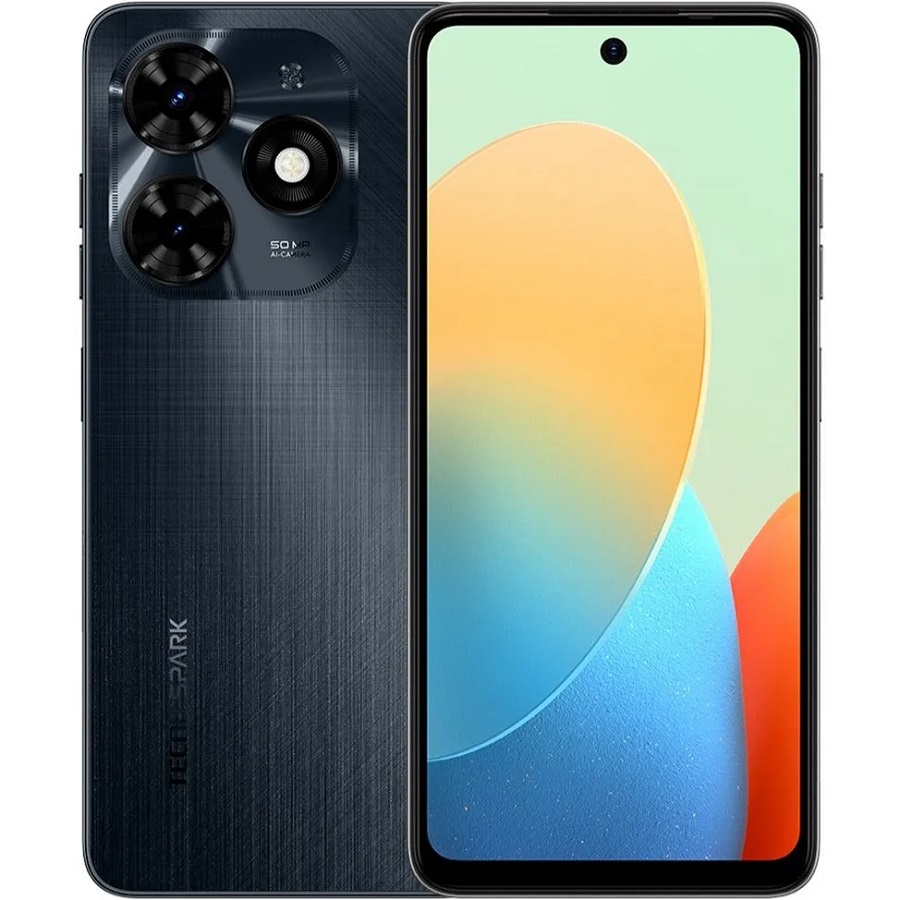 Смартфон Tecno Spark 20C 8/128 Черный(Уценка)