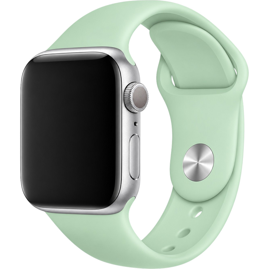 Силиконовый ремешок Gurdini для APPLE Watch 42/44/45/49mm, зеленый (2 ремешка в комплекте)