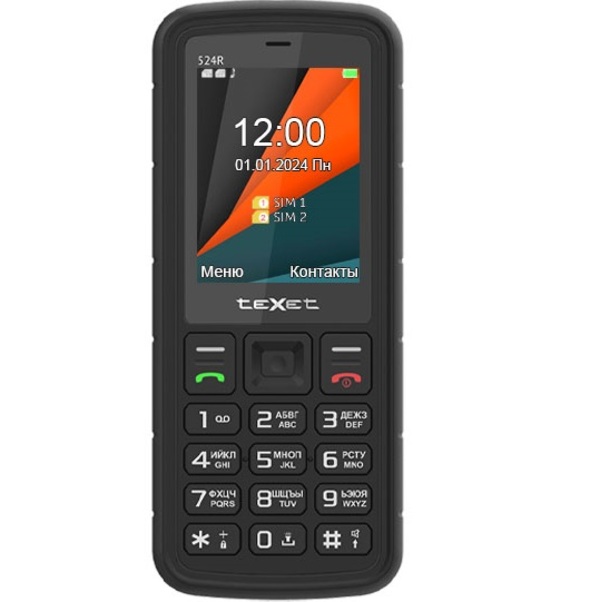 Телефон TEXET  TM-524R черный 2